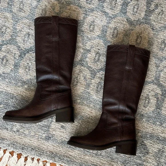 Frye Kate riding boots 7.5 brown - Picture 1 of 10